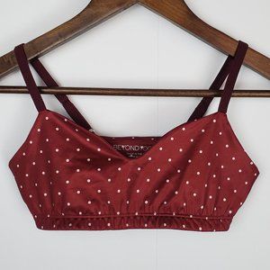 Beyond Yoga Front Runner Dot Team Burgundy-No Tag